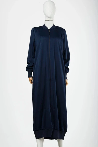 invee Fermuarlı Triko Detaylı Kap LACİVERT 6430 ürün görseli