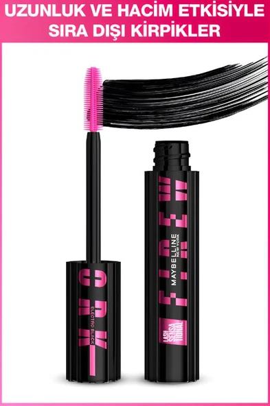 Maybelline New York Lash Sensational Firework Electroblack Maskara - 2