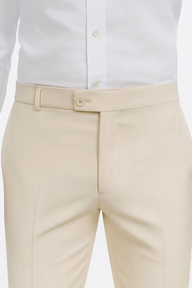 Erkek  Tek Düğme Slim Fit Takım Elbise - Şık Ofis ve Davet Kombini - Resim 7