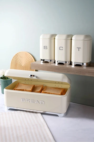 Perotti Plus+ Ekmek Kutusu ve 3'lü Saklama Kabı 0183 - Resim 2