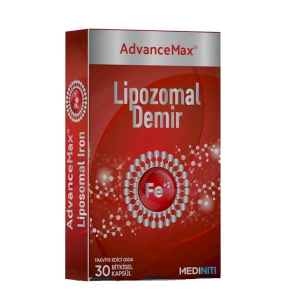 Advancemax Lipozomal Demir 30 Kapsül ürün görseli