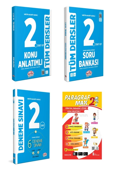 2.Sınıf Maarif Model Tüm Dersler Konu Anlatımlı + Soru Bankası +Deneme Sınavı+Paragraf Max 2025-2026 ürün görseli 1