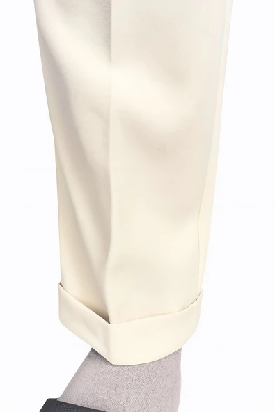 Erkek  Tek Düğme Slim Fit Takım Elbise - Şık Ofis ve Davet Kombini - Resim 9