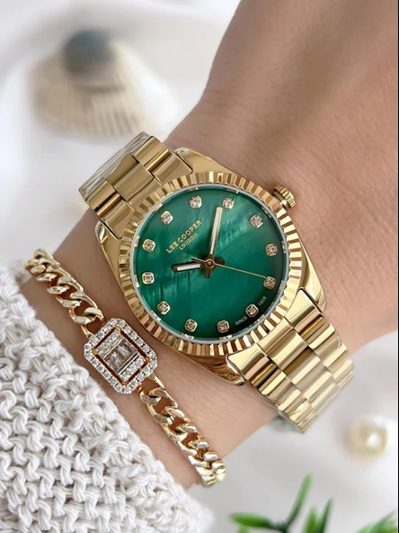 Lee Cooper Çelik Kordonlu 3 Atm Suya Dayanıklı Kadın Kol Saati VS.BLKT.0646 ürün görseli