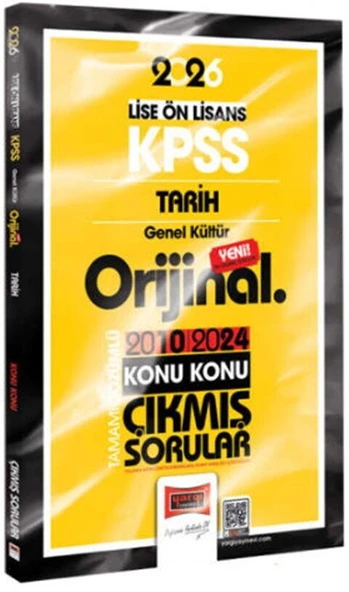 Kpss Lise Önlisans Tarih 2010-2024 Çıkmış Sorular ürün görseli 1