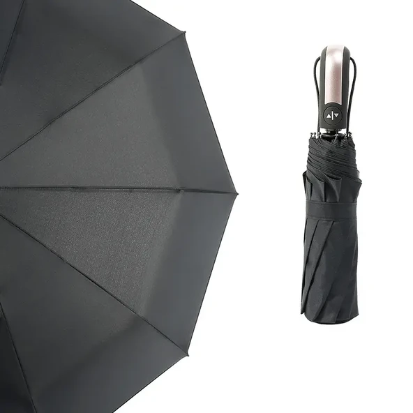 10 Telli Siyah Kaliteli Şemsiye ürün görseli 1