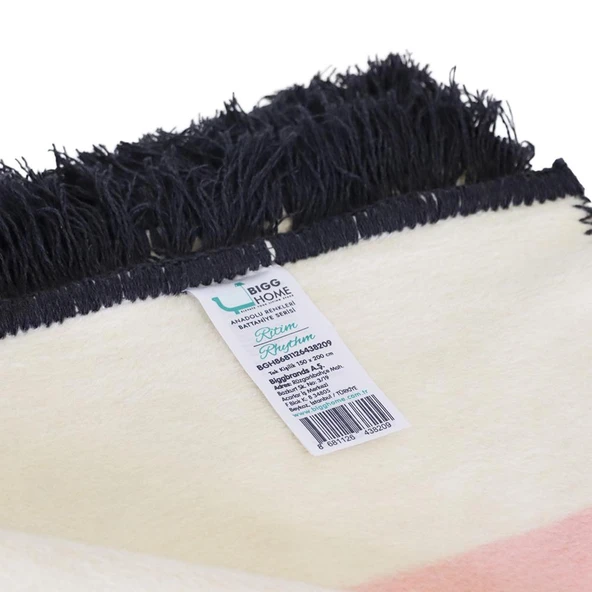 Bigghome Ritim Tek Kişilik Battaniye 150 x 200 cm - Resim 5