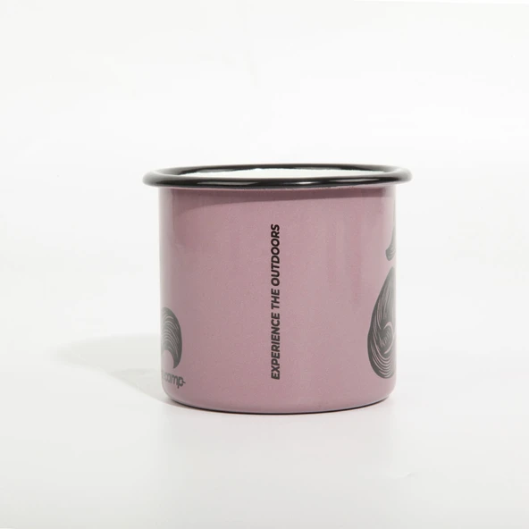 FreeCamp Campers Emaye Mug 350ml-LİLA - Resim 3