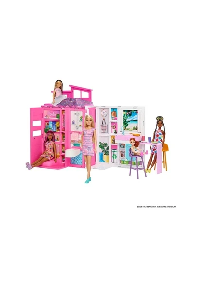 Barbie 'nin Yeni Portatif Evi 2024 HRJ77 Lisanslı Ürün - Resim 3