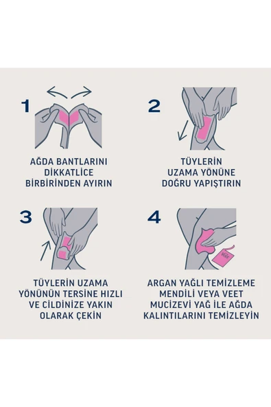 Veet Tüy Dökücü Sir Ağda Bandı Süper Fırsat 20'li 2 Adet - Resim 5