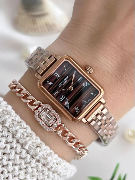 Lee Cooper Çelik Kordonlu 3 Atm Suya Dayanıklı Kadın Kol Saati VS.BLKT.0650 ürün görseli