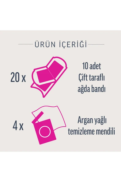 Veet Tüy Dökücü Sir Ağda Bandı Süper Fırsat 20'li 2 Adet - Resim 2