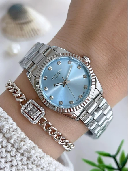 Lee Cooper Çelik Kordonlu 3 Atm Suya Dayanıklı Kadın Kol Saati VS.BLKT.0643 ürün görseli