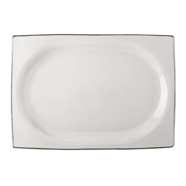 Karaca Talia Fine Cream Yemek Takımı Platin Takımı Yedek Parça Kare 153.03.07.7259 - 7
