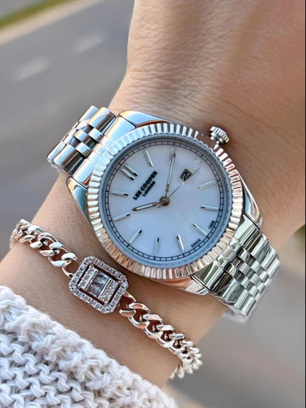 Lee Cooper Çelik Kordonlu 3 Atm Suya Dayanıklı 2 Yıl Garantili Kadın Kol Saati BC.08210.570 ürün görseli