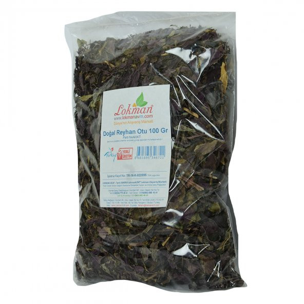 LokmanAVM Doğal Reyhan Otu Mor 100 Gr Paket - 4