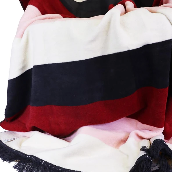 Bigghome Ritim Tek Kişilik Battaniye 150 x 200 cm - Resim 3