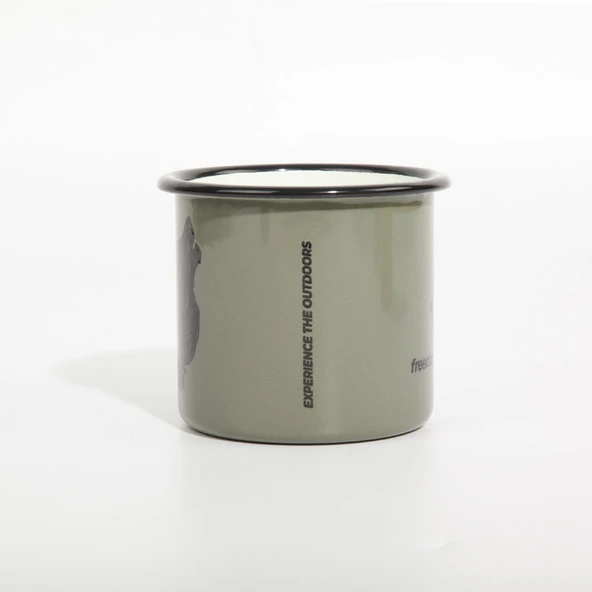 FreeCamp Campers Emaye Mug 350ml-YEŞİL - Resim 8
