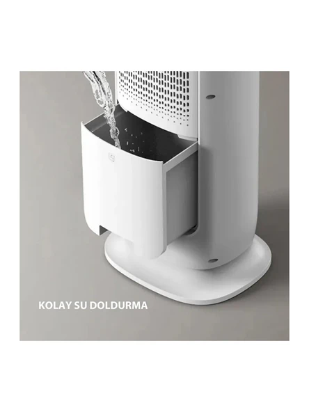 Airpoll HF01 Uzaktan Kumandalı Sıcak & Soğuk Su ve Buz Hazneli Dikey Vantilatör - 4