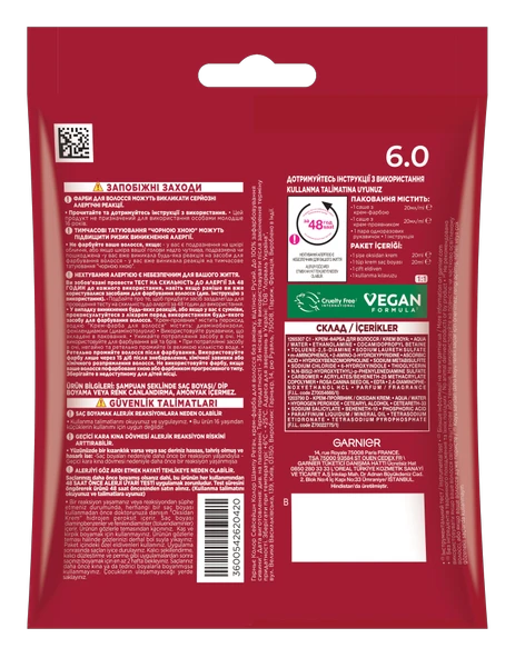 Garnier Color Shampoo Retouch Şampuan Kolaylığında Dip Boyası, Koyu Sarı 6.0 - Resim 2