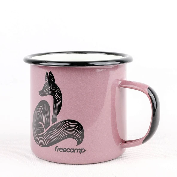 FreeCamp Campers Emaye Mug 350ml-LİLA - Resim 6