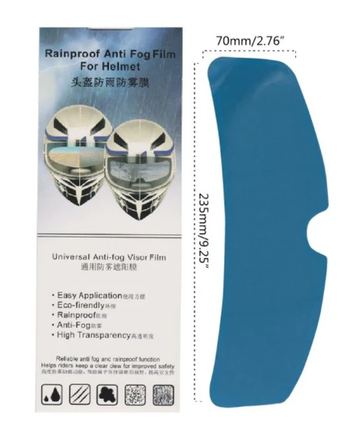 MOTOSIKLET  KASKI İÇIN YAĞMUR KAYDIRICI - 3