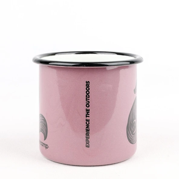 FreeCamp Campers Emaye Mug 350ml-LİLA - Resim 9