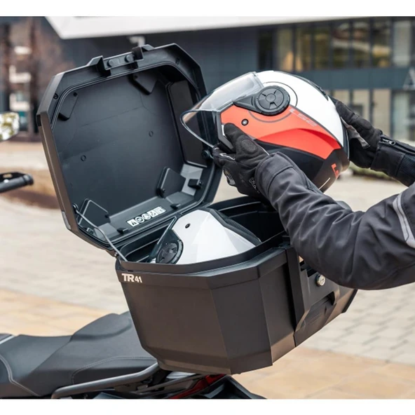 SHAD TR-41 TERRA Alüminyum Motosiklet Arka Çanta D0TR41200 - Resim 3