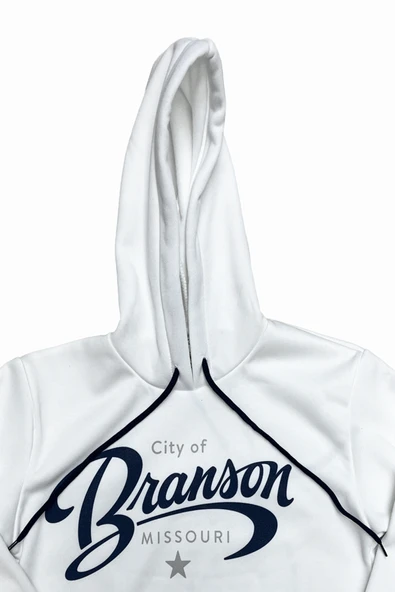 Kız Çocuk 3 İplik Kapüşonlu Kanguru Cepli Ribana ve Baskı Detaylı Sweatshirt 12331 - Resim 4