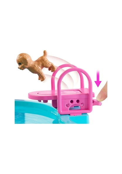 Barbie ’nin Rüya Havuzu Oyun Seti JFP01 Lisanslı Ürün - Resim 4