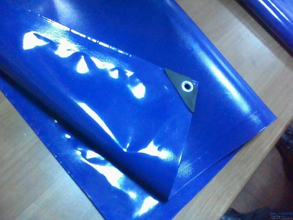 Polyester Mavi  Branda 650 gr  Çadır Oto Branda 150 cm x 150 cm