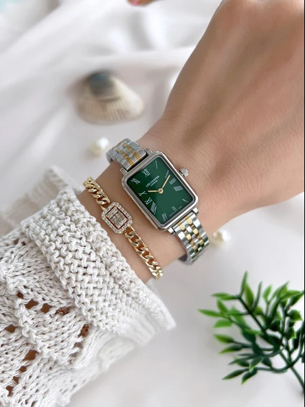 Lee Cooper Çelik Kordonlu 3 Atm Suya Dayanıklı Kadın Kol Saati VS.BLKT.0649 - Resim 2