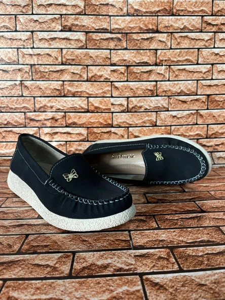 ORTOPEDİK GÜNLÜK KADIN BABET KELEBEK DETAYLI ürün görseli