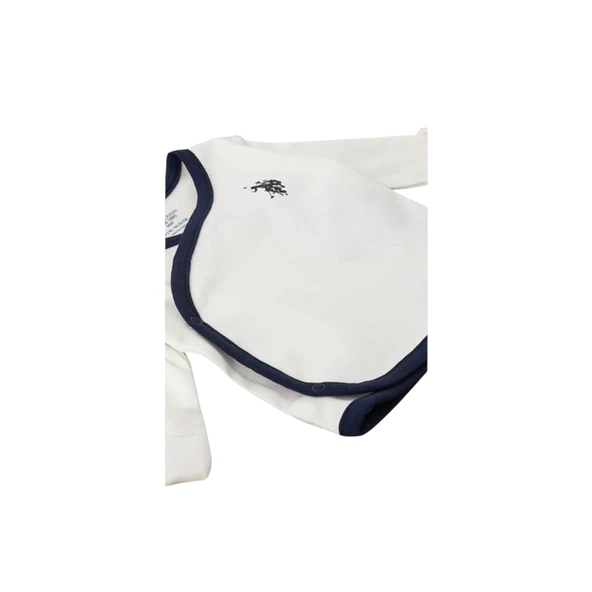 Krem Yıldız Detay Bebek 5Li Hastane Çıkış Seti - Resim 5