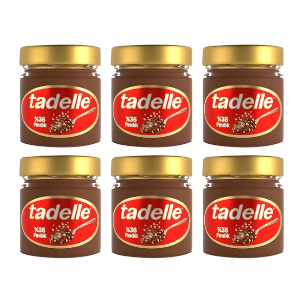 Tadelle Parça Fındıklı Kakaolu Fındık Ezmesi 200 Gr x 6 Adet ürün görseli
