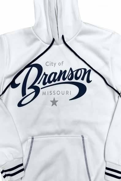 Kız Çocuk 3 İplik Kapüşonlu Kanguru Cepli Ribana ve Baskı Detaylı Sweatshirt 12331 - Resim 2