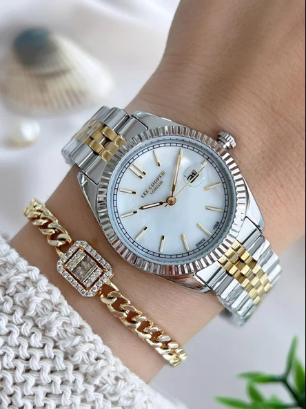 Lee Cooper Çelik Kordonlu 3 Atm Suya Dayanıklı Kadın Kol Saati VS.BLKT.0639 ürün görseli