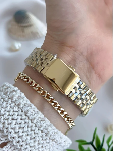 Lee Cooper Çelik Kordonlu 3 Atm Suya Dayanıklı Kadın Kol Saati VS.BLKT.0638 - Resim 3