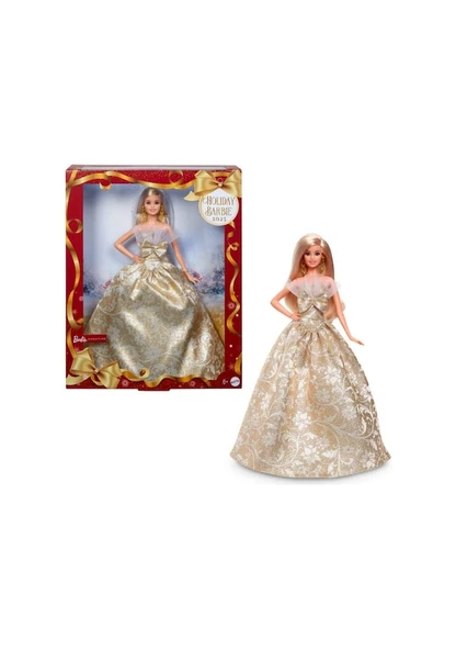 Barbie Holiday Joyeux Noel 2025 JBH95 Lisanslı Ürün ürün görseli 1