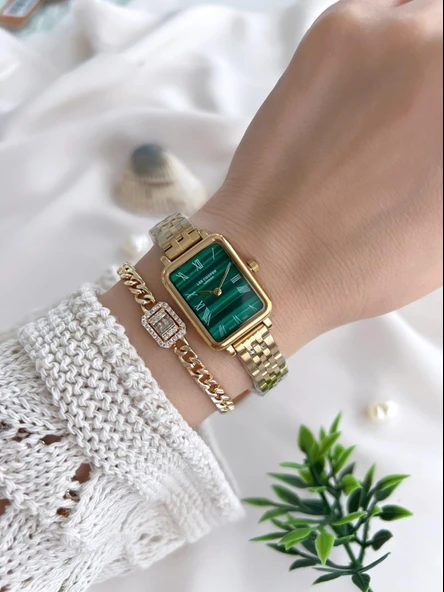 Lee Cooper Çelik Kordonlu 3 Atm Suya Dayanıklı Kadın Kol Saati VS.BLKT.0647 - Resim 2