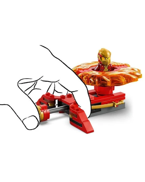 Lego Ninjago Kai nin Ejderha Spinjitzu Topacı 71823 - Resim 4