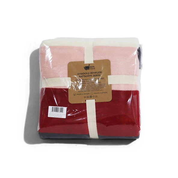 Bigghome Ritim Tek Kişilik Battaniye 150 x 200 cm - Resim 6