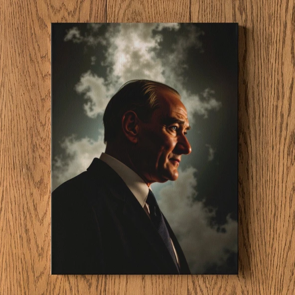 Atatürk Tablosu 30x20 MDF UV Baskı - 2