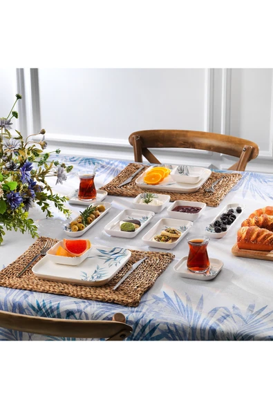 Schafer Luca Kahvaltı Takımı 32 Parça-Mavi ürün görseli