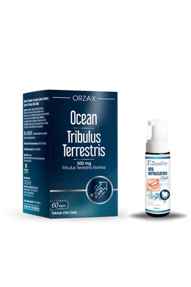 Orzax Tribulus Terrestris Takviye Edici Gıda 60 Kapsül + Hediye Diş Beyazlatıcı Köpük ürün görseli 1