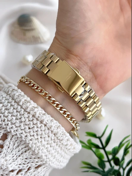 Lee Cooper Çelik Kordonlu 3 Atm Suya Dayanıklı Kadın Kol Saati VS.BLKT.0646 - Resim 3