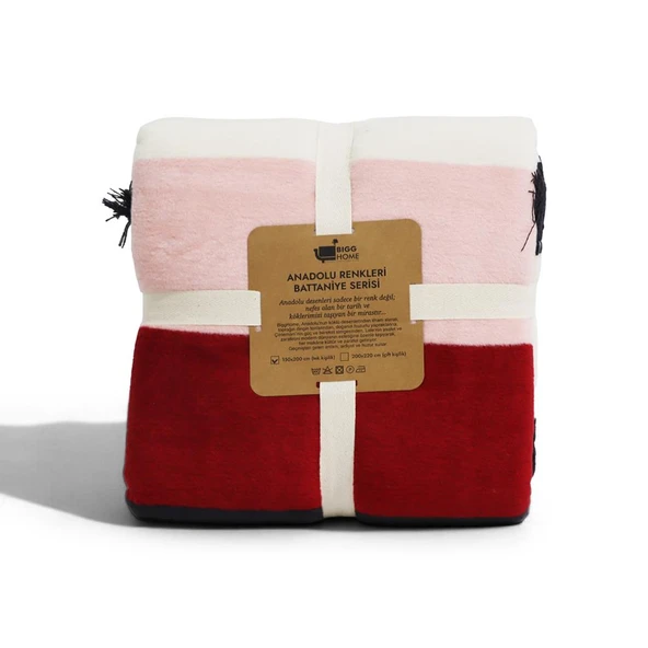 Bigghome Ritim Tek Kişilik Battaniye 150 x 200 cm ürün görseli