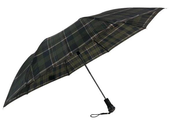 Otomatik Açılır 8 Telli 2 Katlamalı Kadın Şemsiyesi Rüzgara Dayanıklı Kırılmaz Portatif CV26L9