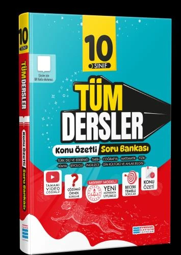 10.sınıf Tüm Dersler Konu Özetli Soru Bankası 2026 ürün görseli 1