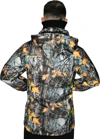 SOFT SHELL MONT AVCI SAZ ORMAN DESEN ÇİFT KAT POLARLI - 6
